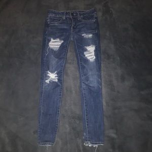 American eagle ripped jeans